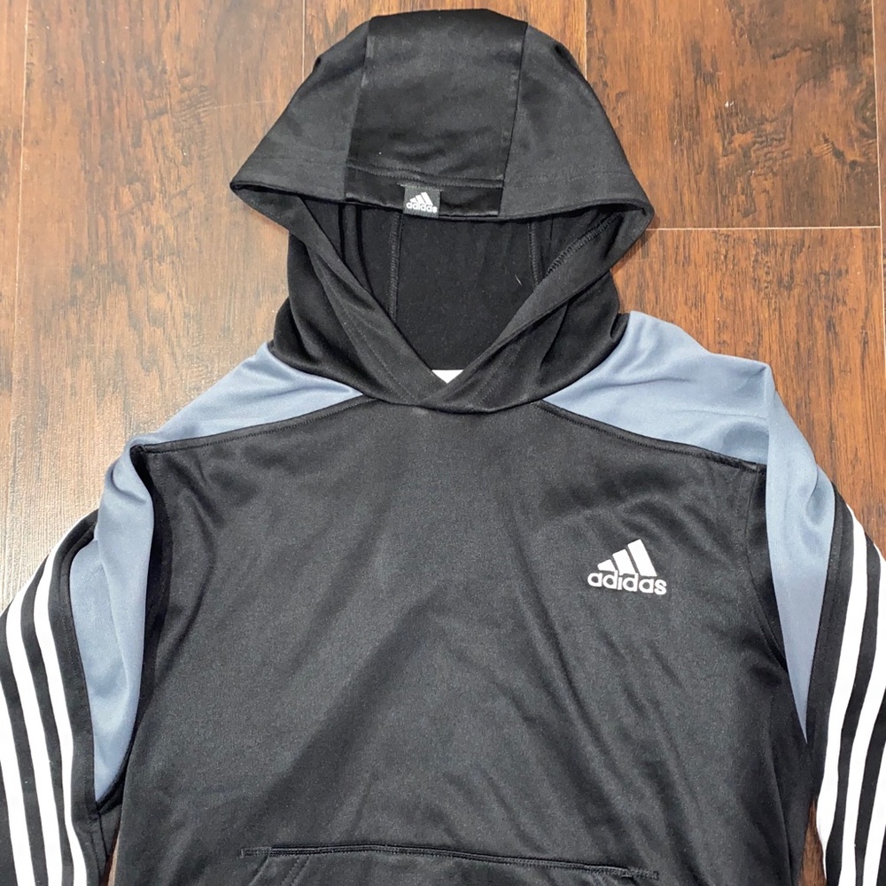 adidas 3 Stripes Performance Pullover Hoodie
